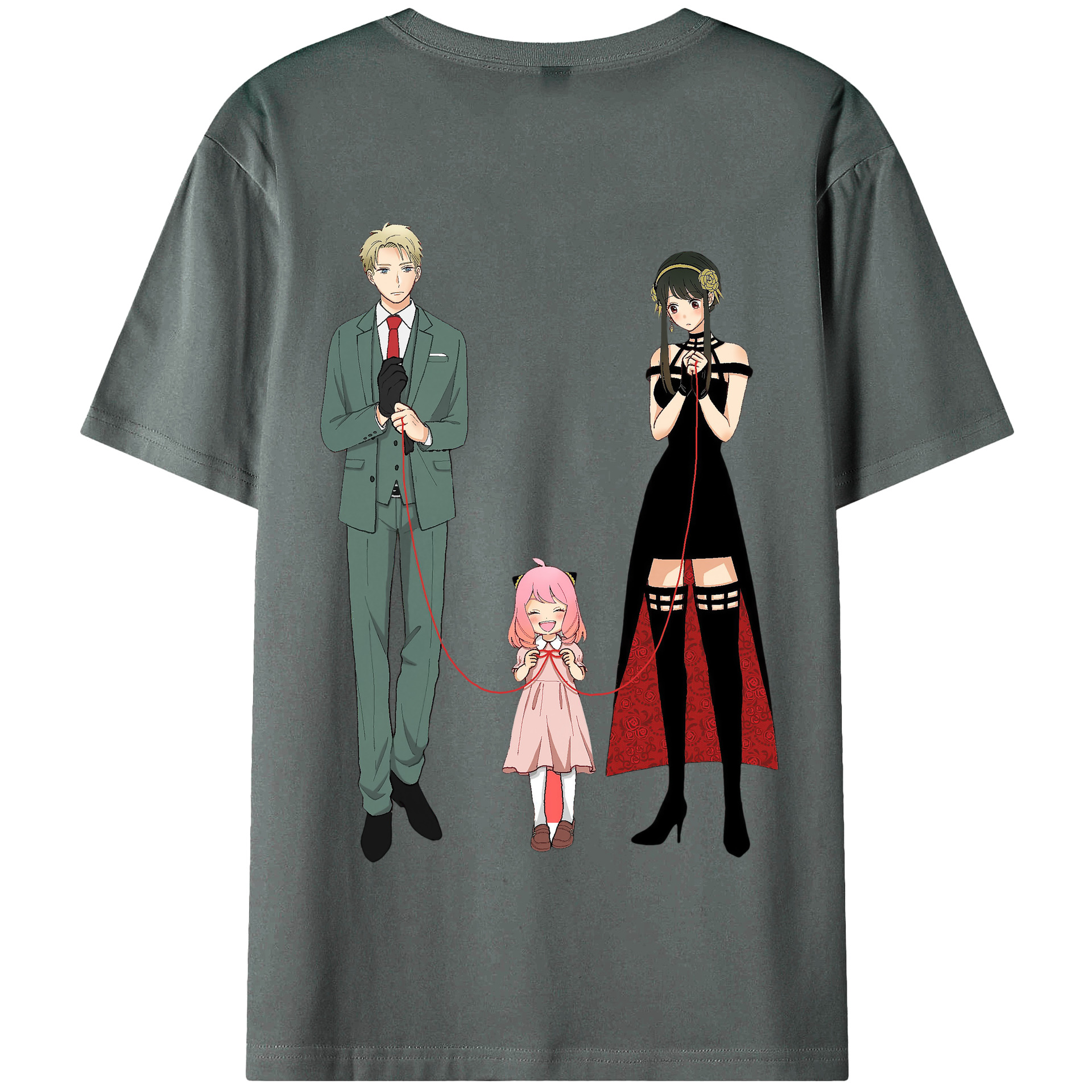 （画像用） SPY×FAMILY间谍家家酒 綿100％半袖Tシャツ（背面プリント）